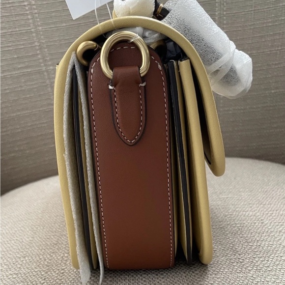 Coach Rogue Top Handle Bag In Colorblock Brass/Hay Multi NWT - Picture 9 of 16